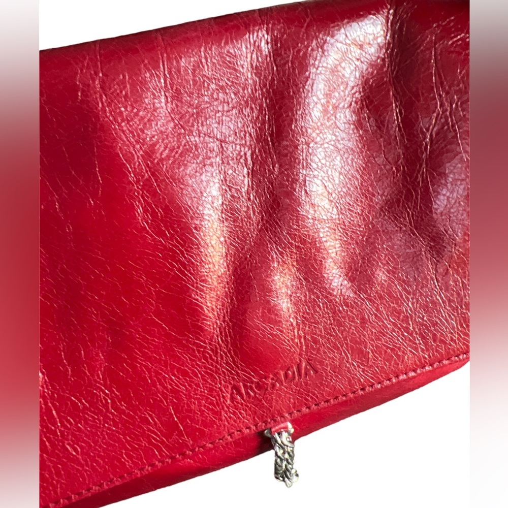 ARCADIA red leather shoulder bag ❤️ - Picture 8 of 9